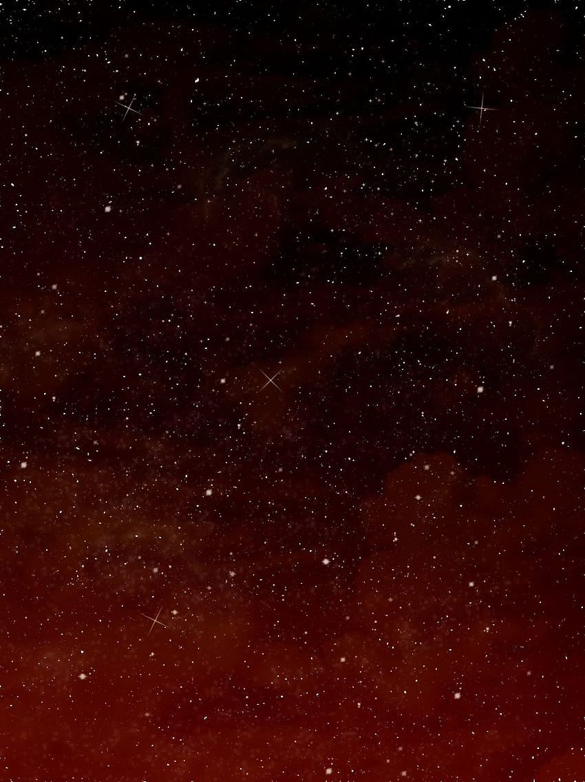 Cielo Estrellado Puro Fondo Rojo Oscuro, sky rojo Fond d'écran de téléphone HD
