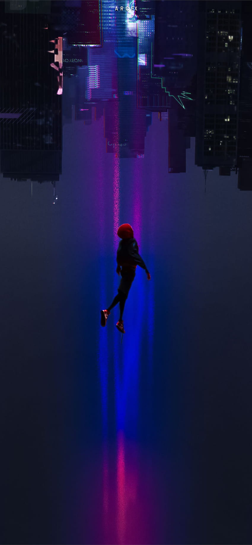 Най-добрият Spiderman in the spider verse iPhone HD тапет за телефон