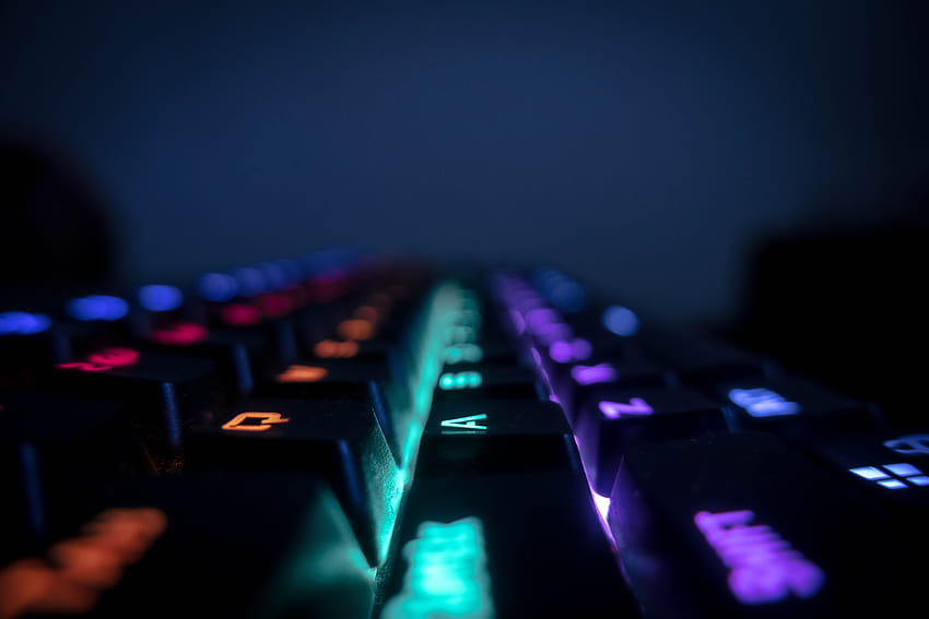 : teclados, RGB, oscuro, colorido, noche, teclado mecánico 6000x4000, teclado rgb fondo de pantalla