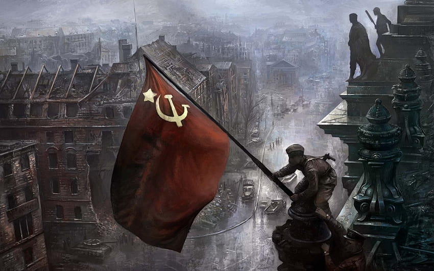 : Germany, USSR, World War II, Reichstag, Berlin, red army, Hearts of Iron 3, screenshot, pc game 1280x800 HD wallpaper