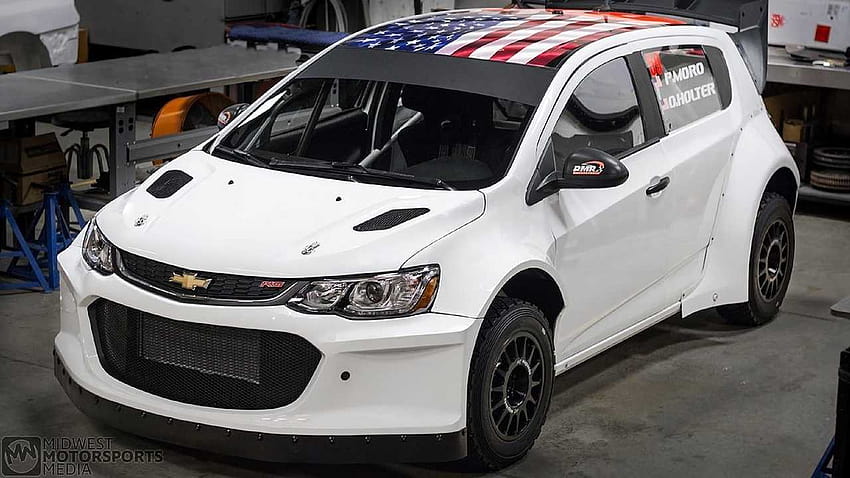 Modest Chevy Sonic is now a mad V8 rally car, chevy sonic car HD wallpaper