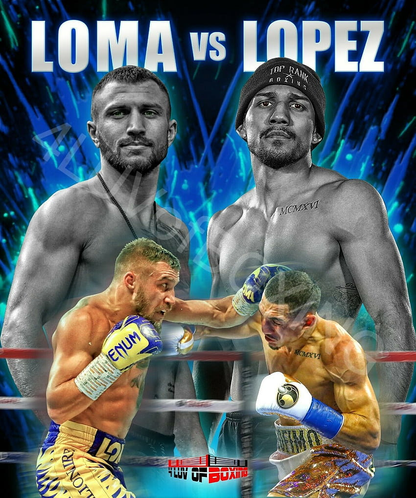 Vasyl Lomachenko vs Teofimo Lopez 4LUVofBOXING Posters New Boxing gym wall art HD phone wallpaper