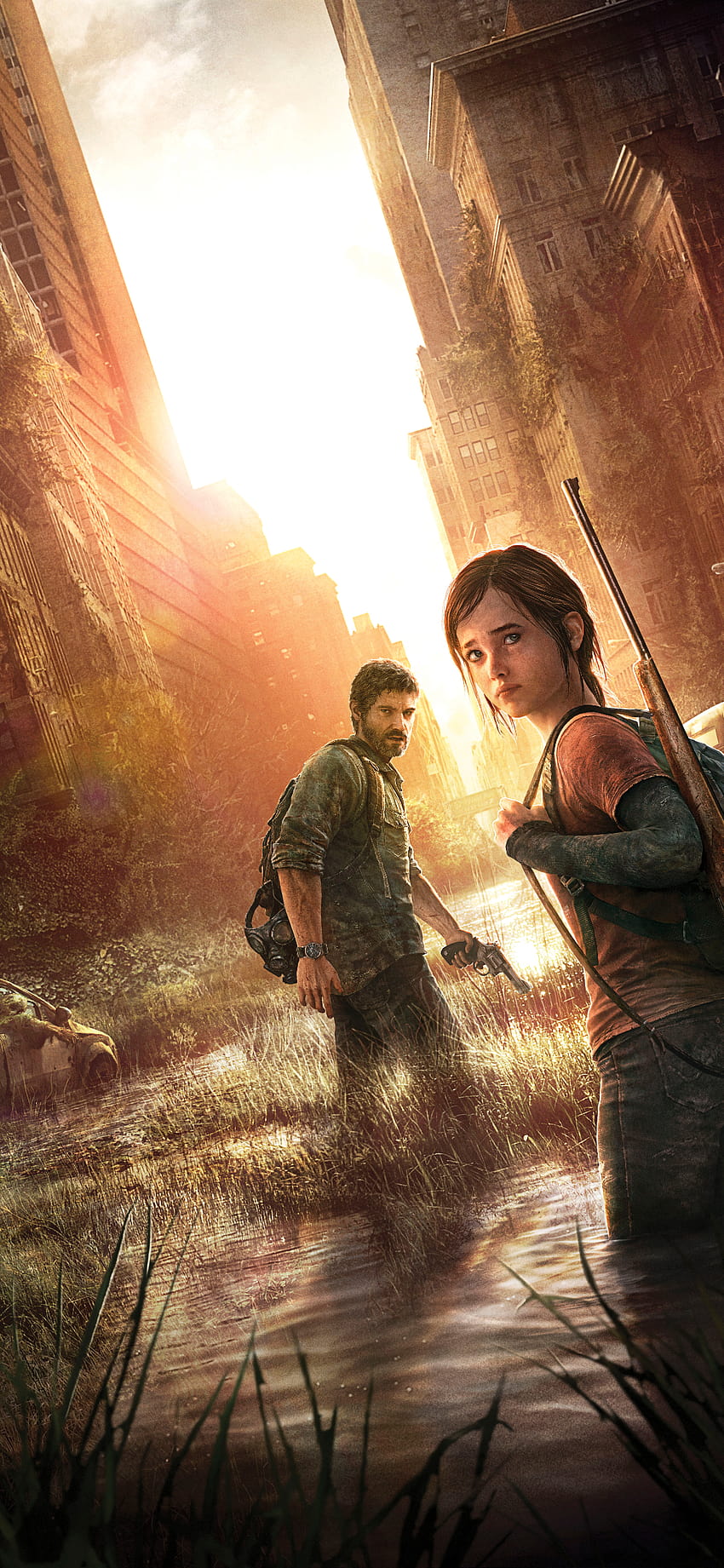 Joel, Ellie, The Last of Us, ellie the last of us iphone HD phone wallpaper