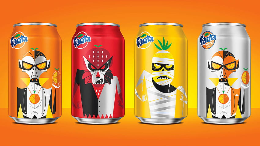 Fanta Debuts Adorable Cans Just In Time For Halloween, fanta soda HD wallpaper