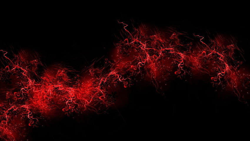 Black Abstract Red Effect, red black HD wallpaper