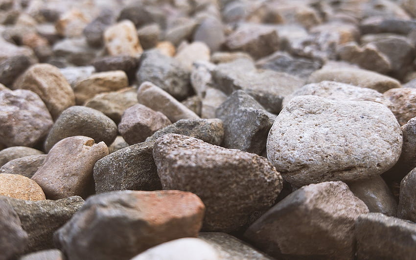 : หิน ธรรมชาติ ทราย หินกรวด หิน โคลสอัพ เศษหินหรืออิฐ วอลล์เปเปอร์ HD