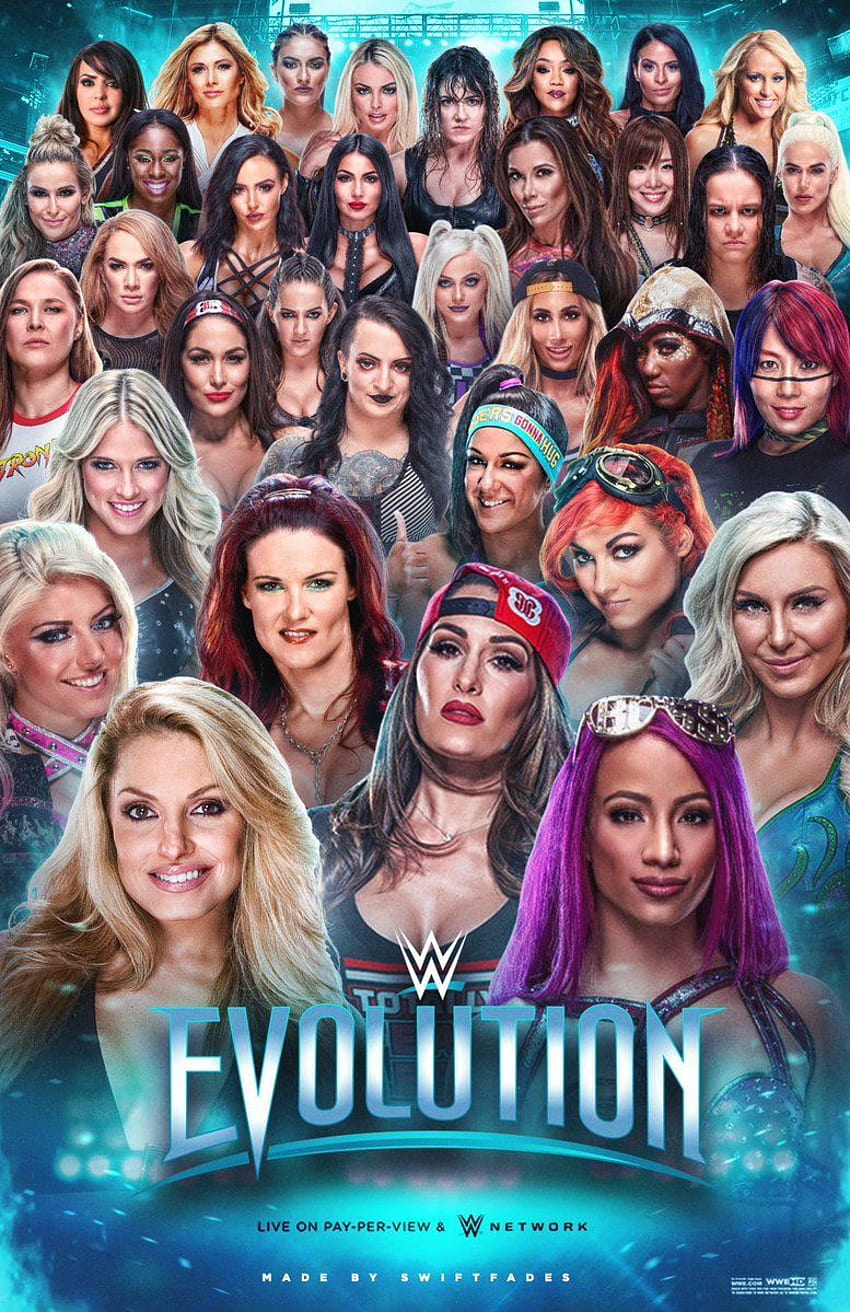 WWE Evolution WWE Wwe nxt divas Wwe ppv Eventos wwe, mujeres wwe nxt fondo de pantalla del teléfono