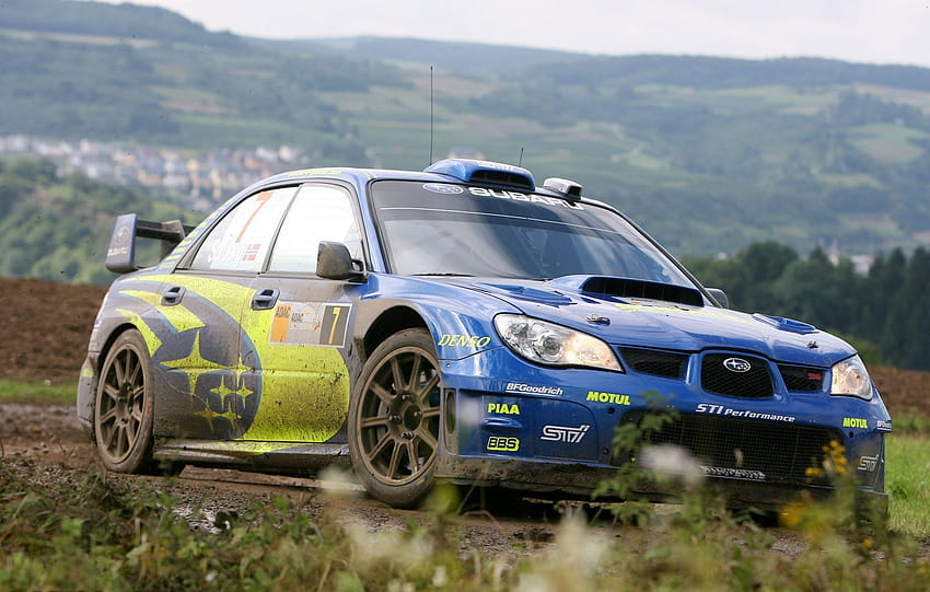 0 Subaru Rally Car HD wallpaper