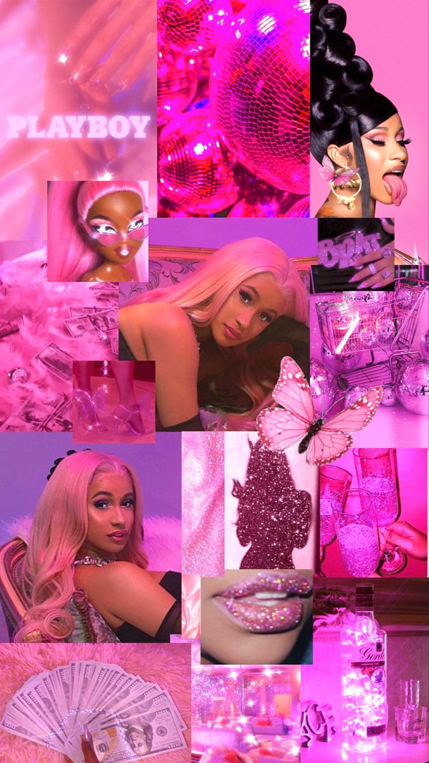 Cardi B pink, cardi b aesthetic HD phone wallpaper