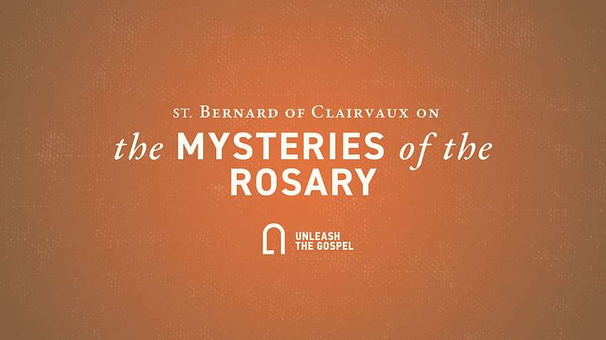St. Bernard of Clairvaux Contemplates the Mysteries of the Rosary HD wallpaper