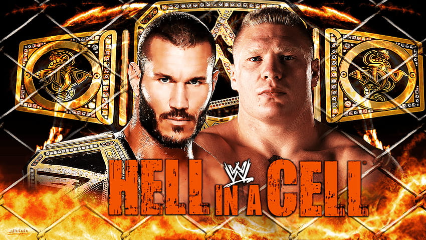 WWE Hell In A Cell 2013 Match Card Custom от gonzaloctf HD тапет