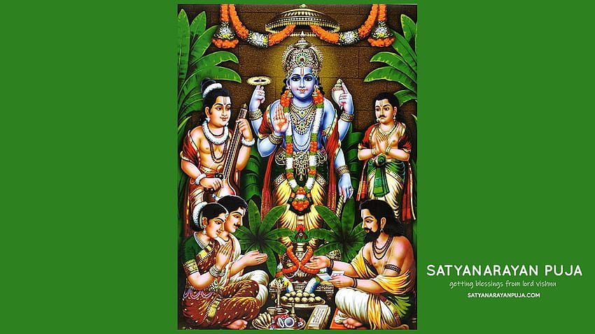 Satyanarayan Puja – सत्यनारायण पूजा वॉलपेपर HD тапет