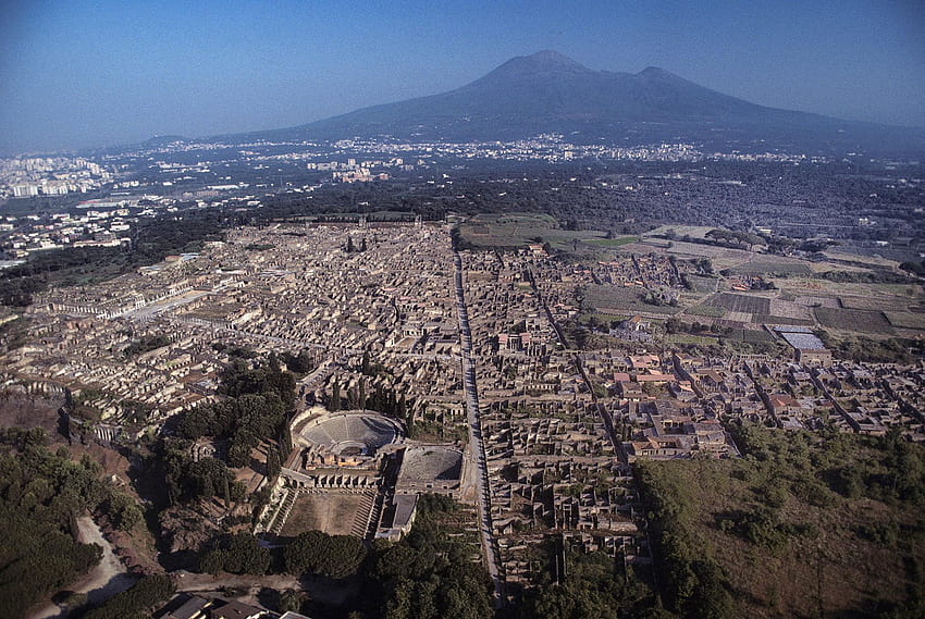 Ramener la ville fantomatique de Pompéi à la vie, ruines de Pompéi Fond d'écran HD