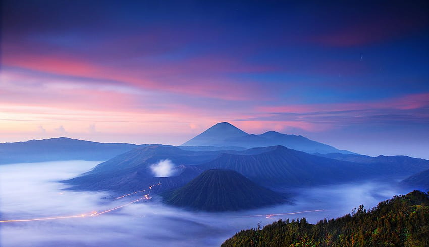 Indonesien Landschaft, wunderbares Indonesien HD-Hintergrundbild