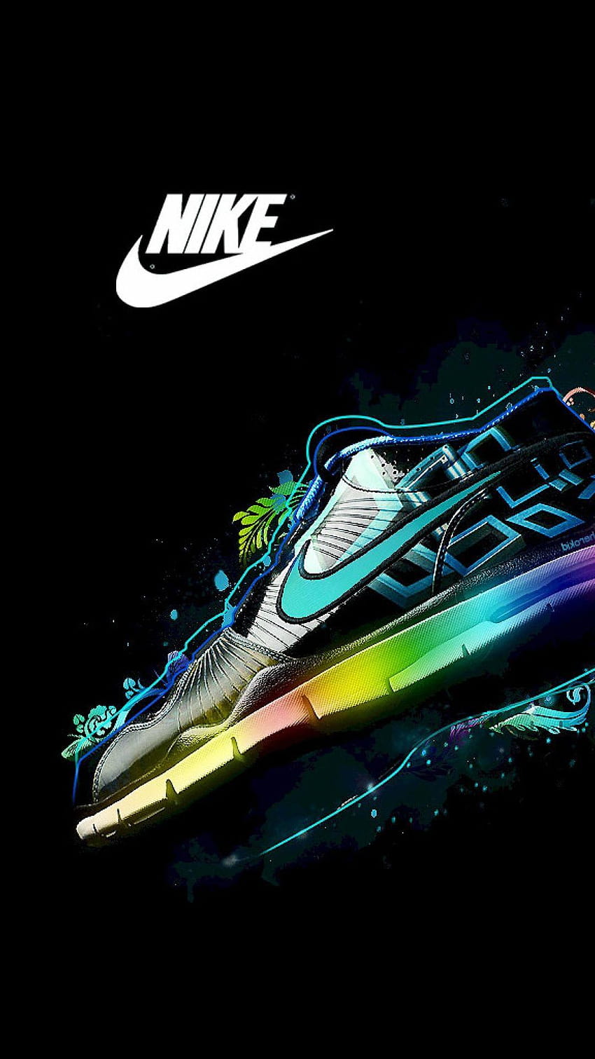 Nike logo and nike air shoes iphone mobile, nike air logo HD phone wallpaper