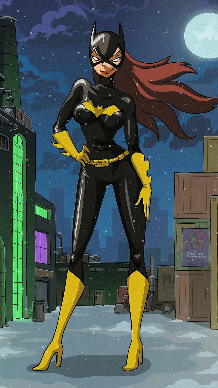 Batmetal batgirl