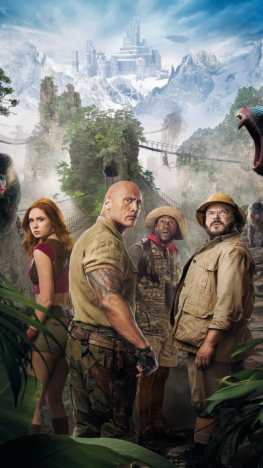 Read this to know if the movie is the movie good?, dwayne johnson jumanji HD phone wallpaper