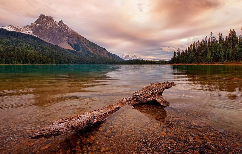 Yoho National Park, Canadian Rockies, Emerald Lake, emerald lake yoho national park HD wallpaper