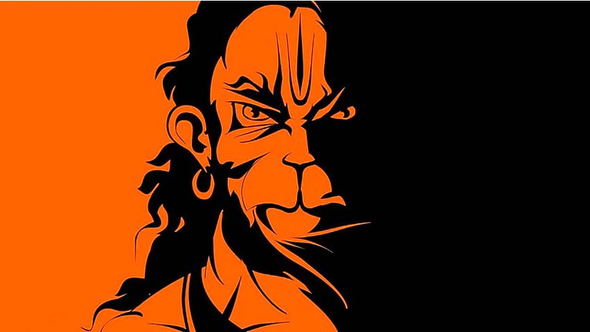 Angry Hanuman: colère ou ordre du jour Fond d'écran HD