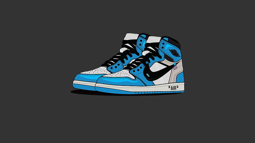 Blue Retro Jordans [1920x1080], shoes pc HD wallpaper