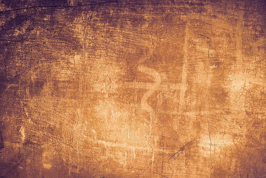 Latar Belakang Tekstur Dinding Grungy Tua Kuning Coklat, latar belakang lama Wallpaper HD