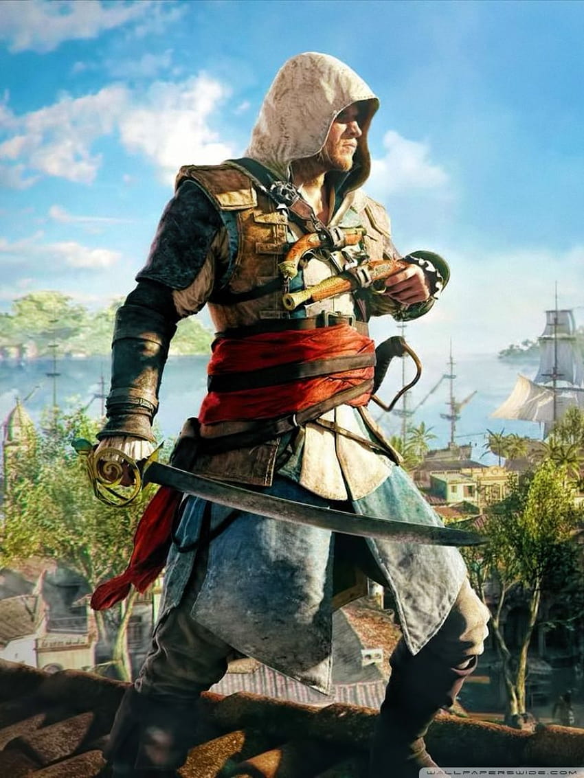 Assassins Creed IV Black Flag Ultra Backgrounds, Assassins Creed 4 mobile wallpaper ponsel HD