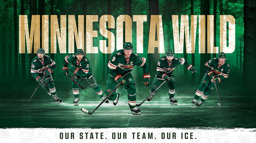 Minnesota Wild flag, NHL, red green metal background, american hockey team, Minnesota  Wild logo, HD wallpaper