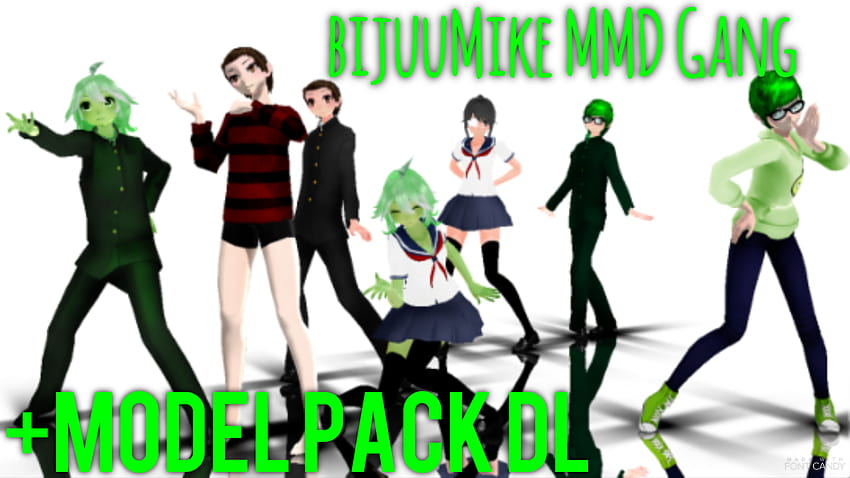 MMD] BijuuMike Gang {Model Pack DL} by Alex, bijuu mike HD wallpaper