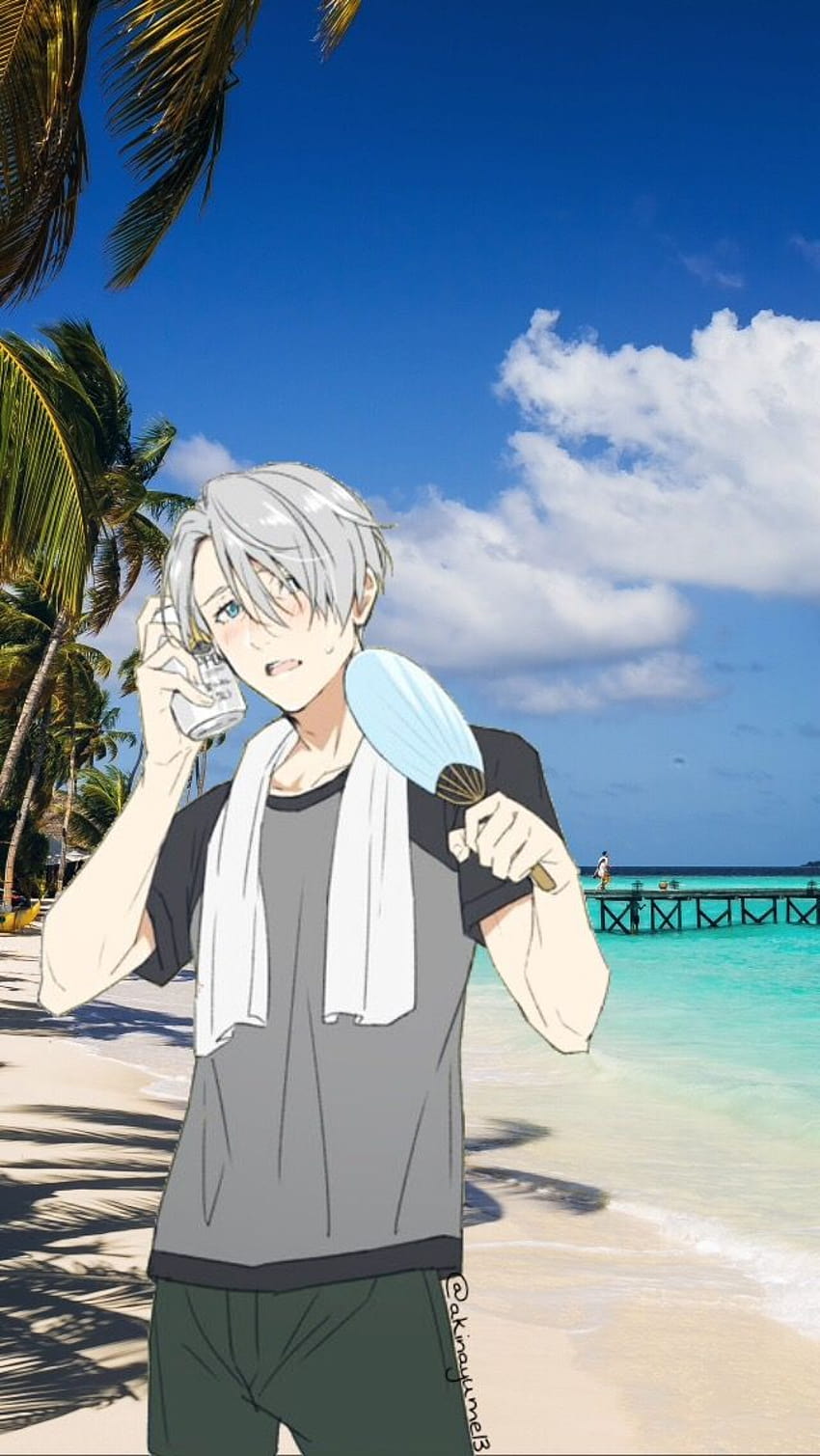 Yurionice anime summer boy HD phone wallpaper Pxfuel