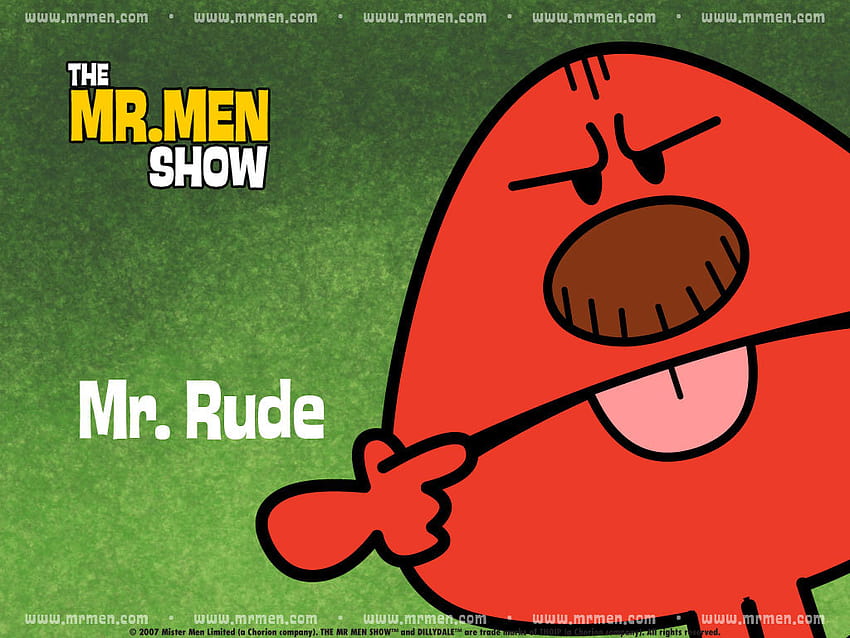 Mr Rude Mr Men Show HD wallpaper | Pxfuel