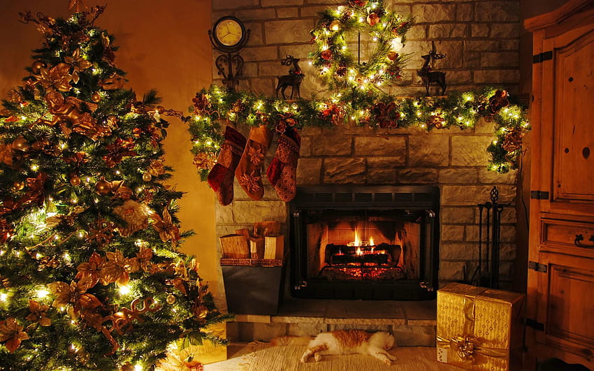 Christmas Houses, christmas inside home HD wallpaper | Pxfuel