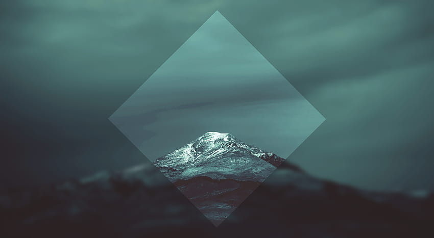 Планина + ромб [1920x1080] : r/ HD тапет