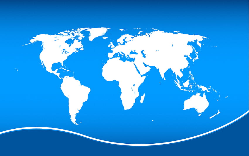 Die besten 4 weltlichen Hintergründe auf angesagter, blauer Weltwasserkarte abstrakt HD-Hintergrundbild
