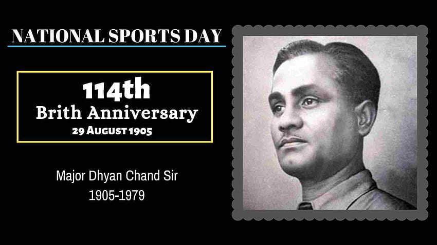 Indien feiert den 114. Geburtstag von Major Dhyan Chand am Nationalen Sporttag HD-Hintergrundbild