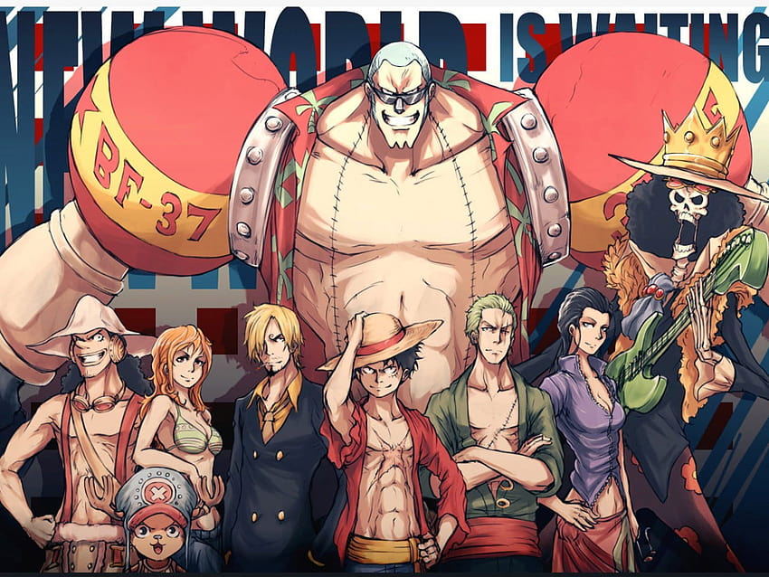 Macaco D. Luffy Nico Robin Roronoa Zoro Vinsmoke Sanji Nami, uma