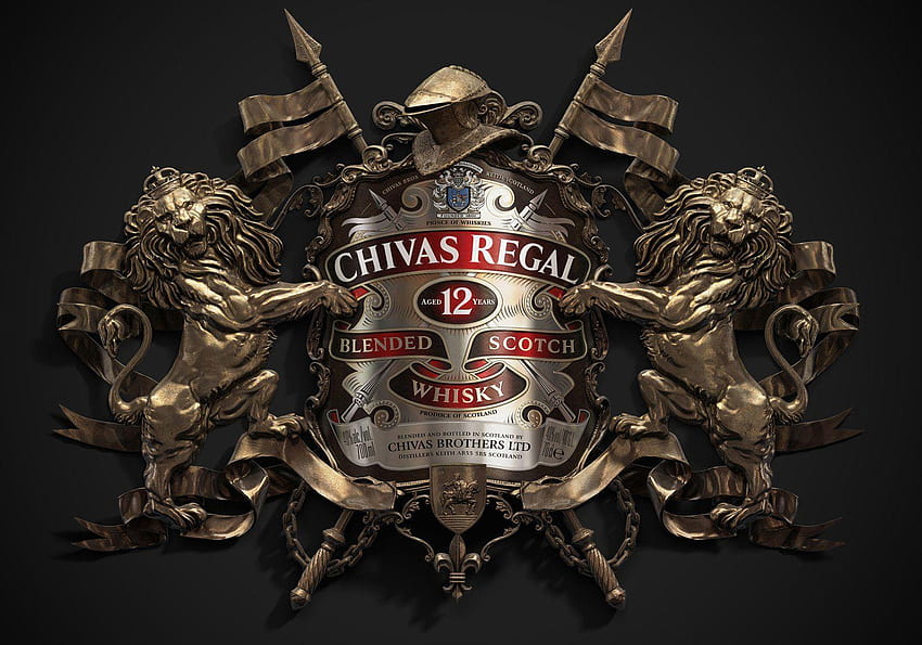 Logo Chivas Regal 12 pour arrière-plans PC, chivas 3d Fond d'écran HD