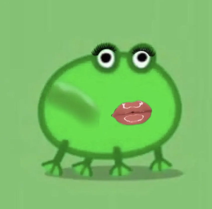 Frog meme, Amazing frog, iphone disney princess, peppa pig frog HD wallpaper