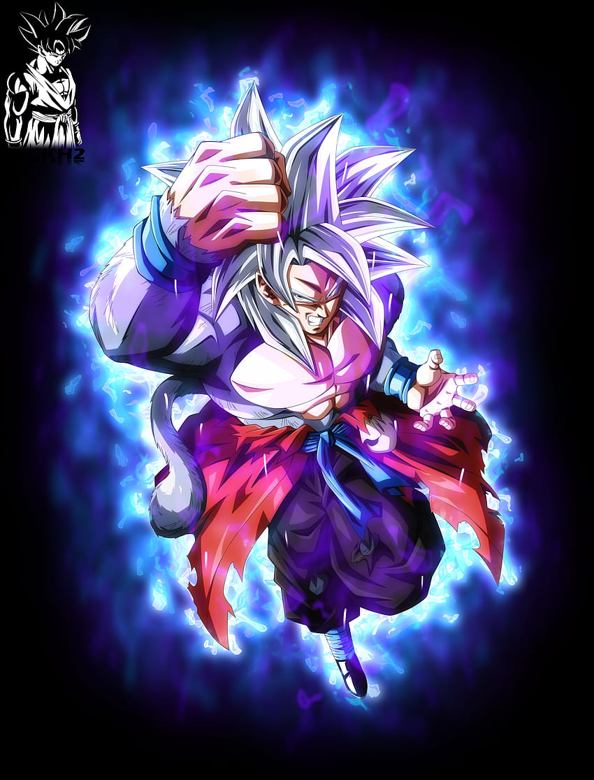 Xeno Goku SSJ4 Activates Ultra Instinct with Aura by ajckh2, goku ultra instinct ssj4 HD phone wallpaper