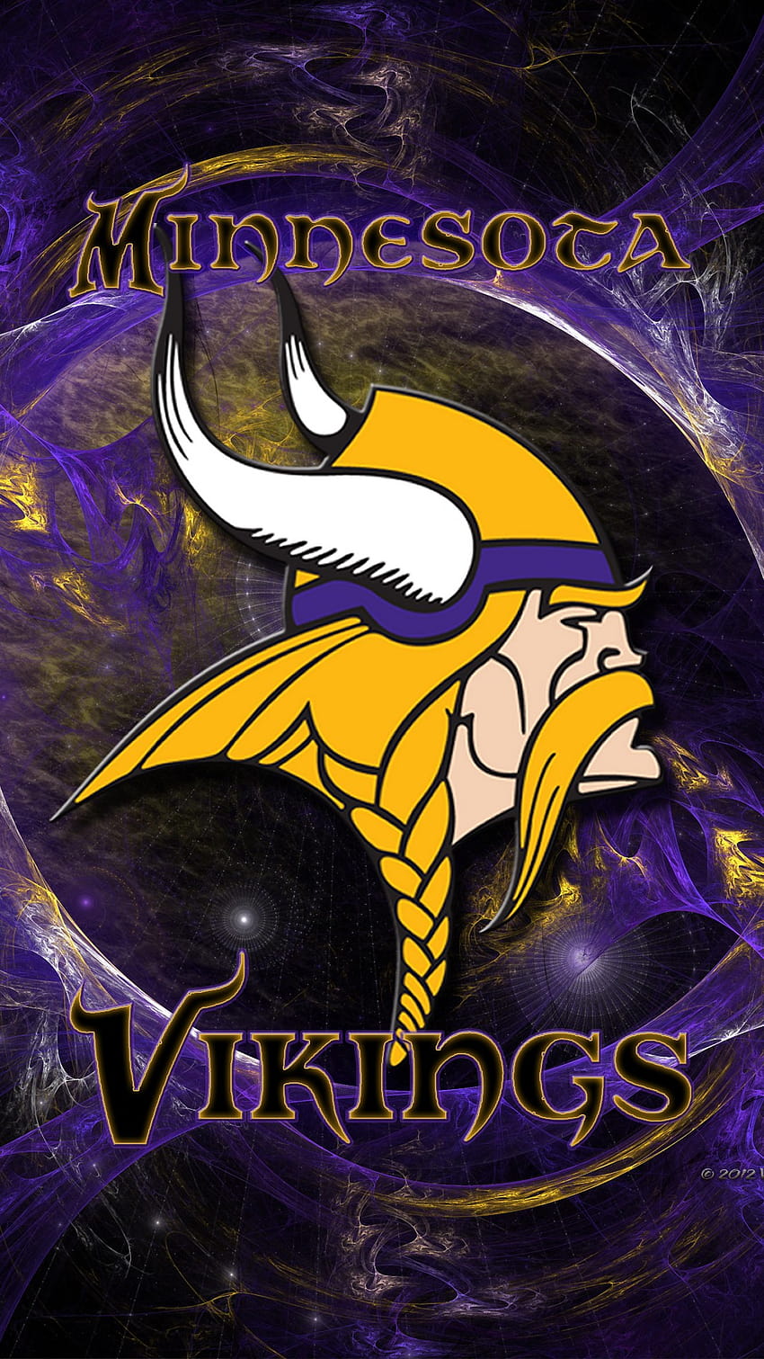 Minnesota Vikings iPhone Kualitas Tinggi, viking nfl wallpaper ponsel HD