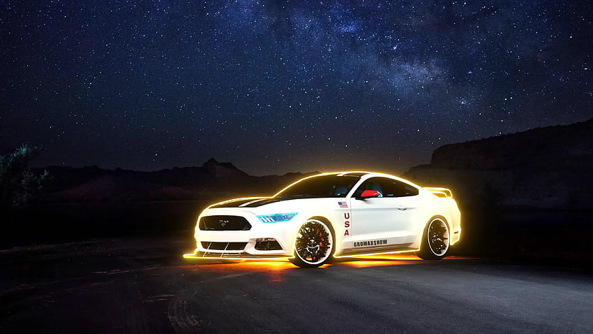 Ford Mustang Night Live papel de parede HD
