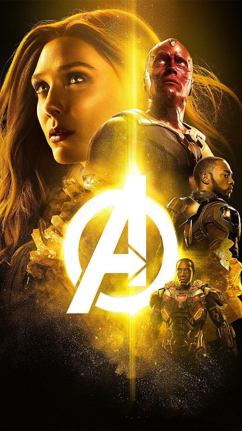 Avengers: infinity war, 2018, the mind stone, poster, soul stone HD phone wallpaper