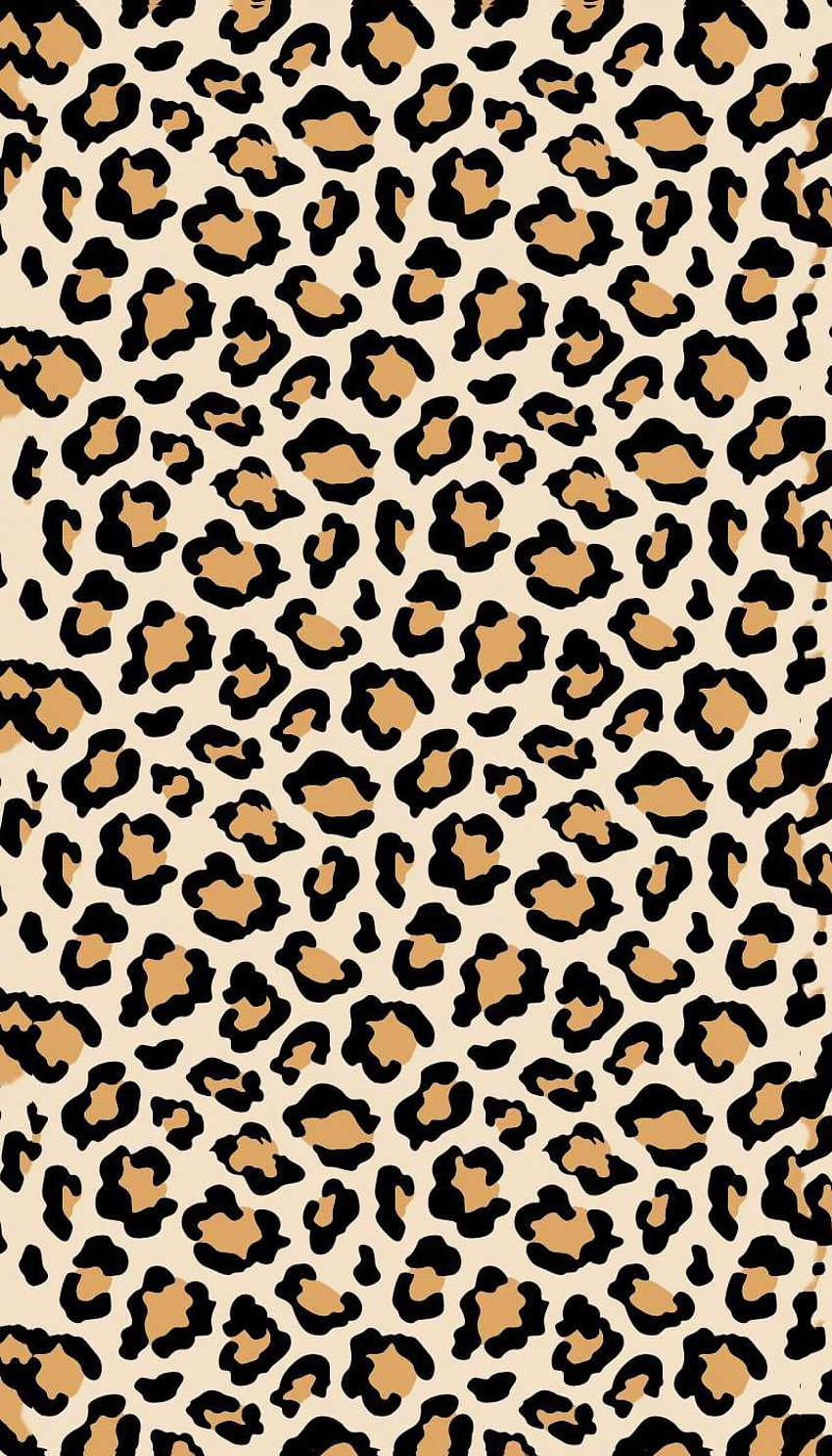Estampado de leopardo, patrón de leopardo fondo de pantalla del teléfono