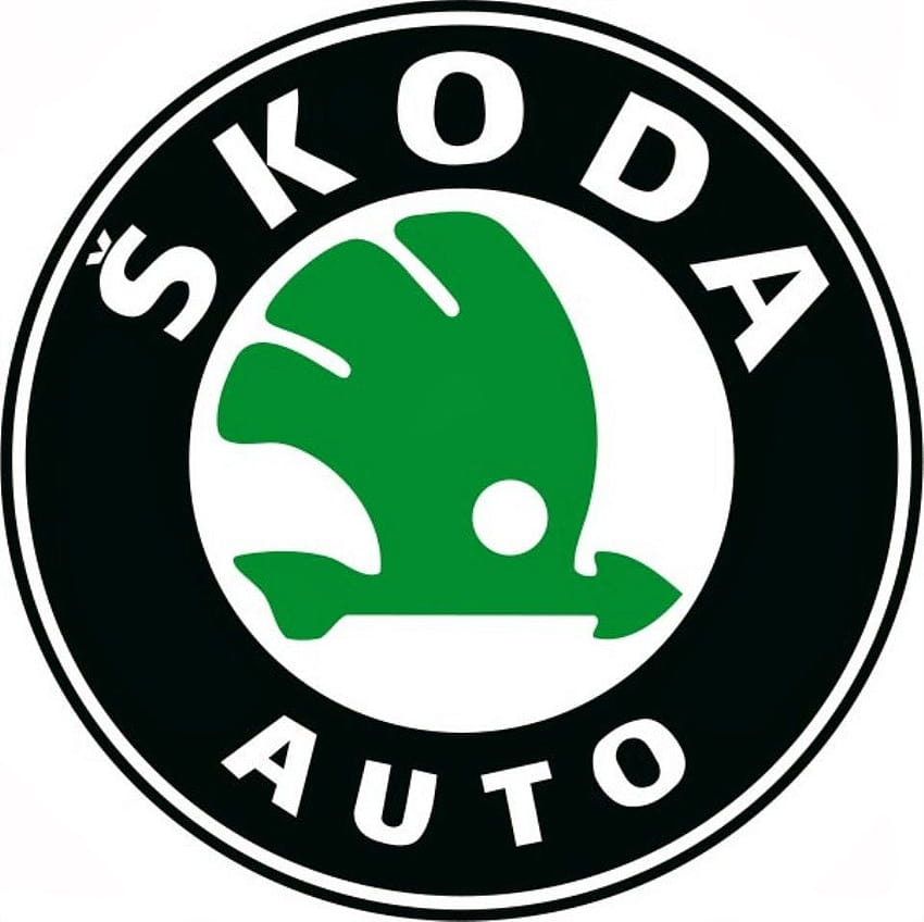 Logo dell'auto Skoda, logo Skoda Sfondo HD