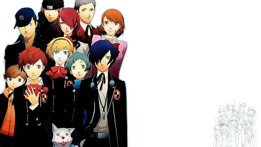 Persona 3 Portable Full и Backgrounds, persona 3 fes cool HD тапет