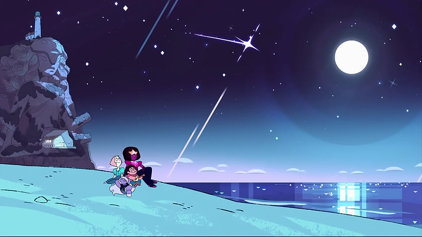 Steven Universe Space, Kristalledelsteine HD-Hintergrundbild