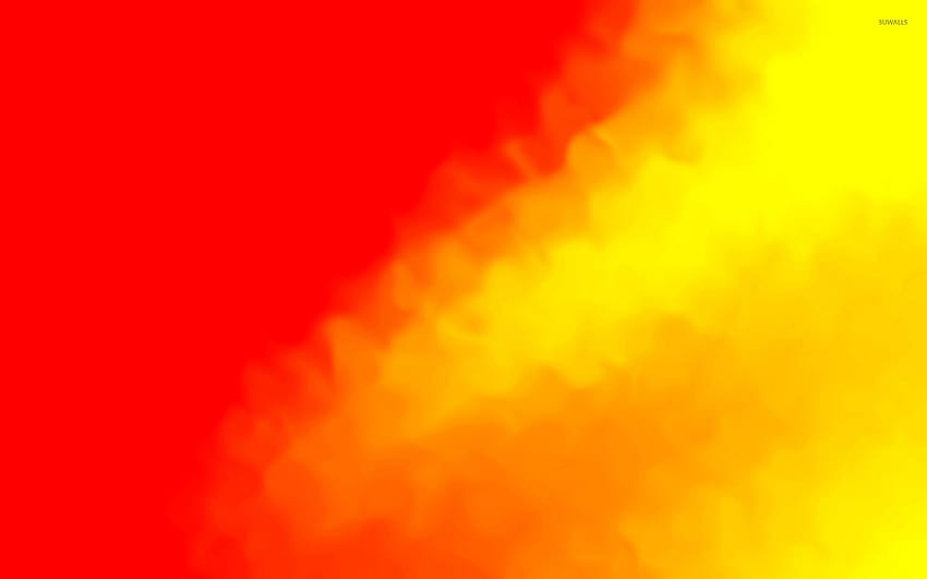 Gelbes Rot und Hintergründe, gelber Rauch HD-Hintergrundbild