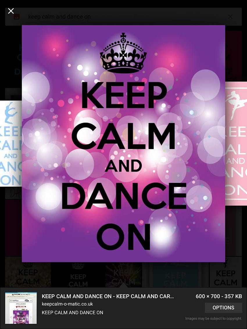 Dance on please follow me, keep calm and dance HD phone wallpaper