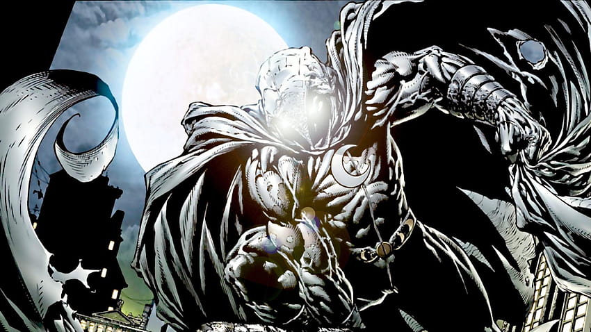 Moon Knight vs. Deadpool 4K Wallpaper #186