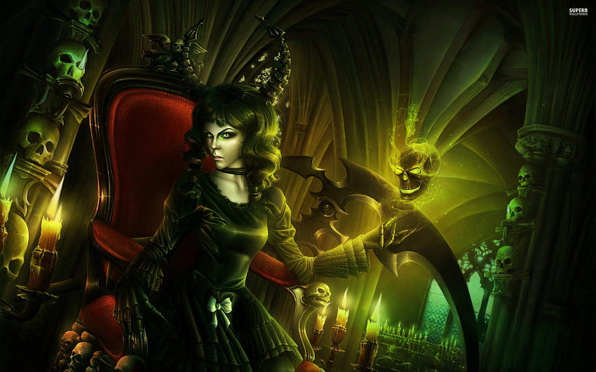 Evil Witch, evil queen HD wallpaper