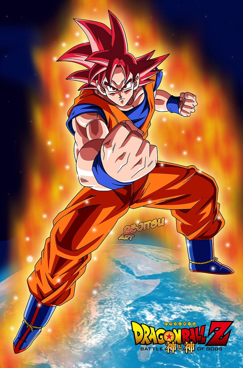 Goku ssj dios HD wallpapers | Pxfuel